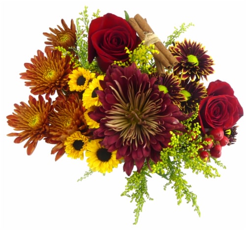 Cinnamon Stick Floral Bouquet Perspective: front
