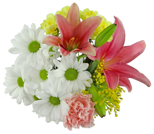 Mother's Day Mommy & Me Fresh Flower Bouquet Perspective: front