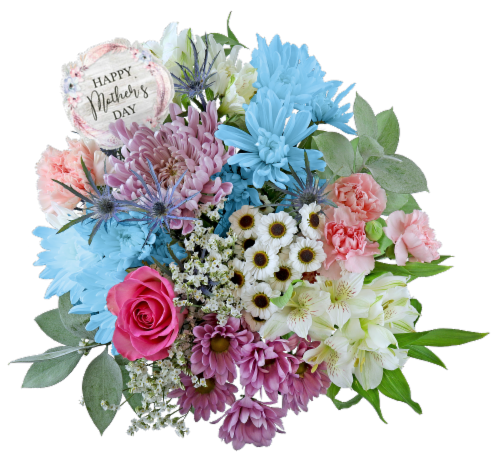 Mother's Day Lovely & True Fresh Flower Bouquet Perspective: front
