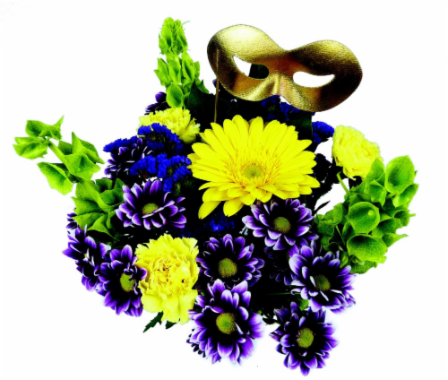 Fat Tuesday Bouquet Perspective: front
