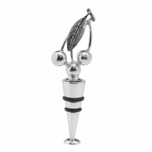 Supreme Housewares Wine Bottle Stopper, Cherry Perspective: front