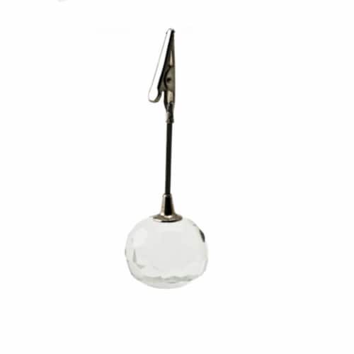 Supreme Housewares Crystal Place Card Holder Perspective: front