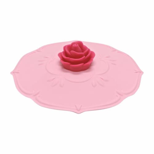 Supreme Housewares Magic Cup Cap, Pink Rose Perspective: front