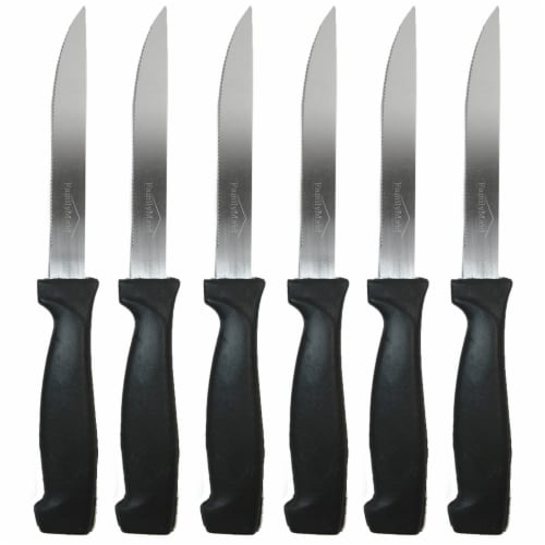 6 Piece Stainless Knife Set Professional Serrated Steak Knives Kitchen  Tools USA 