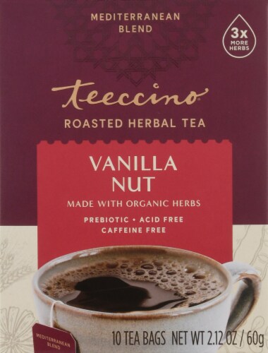 Teeccino® Vanilla Nut Herbal Tee Bags Perspective: front