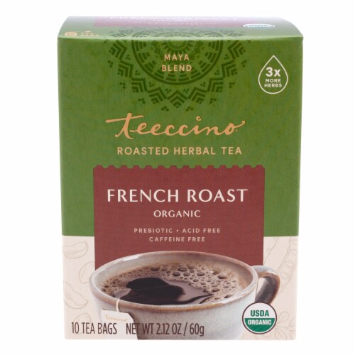 Teeccino French Roast HerbalTee Bags Perspective: front