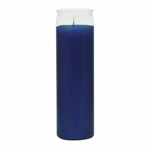 Eternalux Glass Jar Candle - Blue Perspective: front