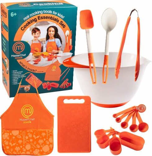 MasterChef Jr. Cooking Essentials Set 9 Pc Real Cookware for Kids 9 pc. Kit unit s Fry s Food Stores