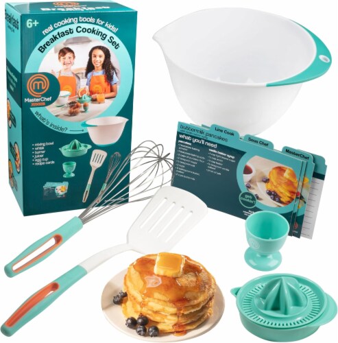 MasterChef Junior Breakfast Cooking Set 6 Pc Kit Includes Real Cooking Tools for Kids 1 unit King Soopers