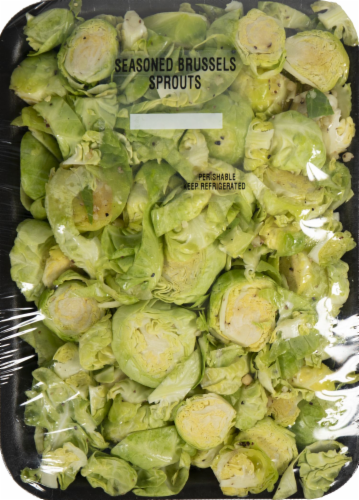 Crazy Fresh Seasoned Brussels Sprouts Perspective: front