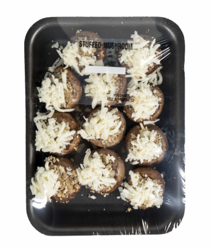 Crazy Fresh Stuffed Mushrooms Perspective: front