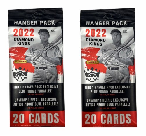 2022 PANINI DIAMOND KINGS BASEBALL HANGER PACK - 2 COUNT (SPORTS TRADING CARDS) Perspective: front