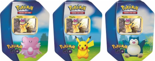 Pokémon Trading Card Game: Pokémon Go Gift Tin Set of Three Perspective: front