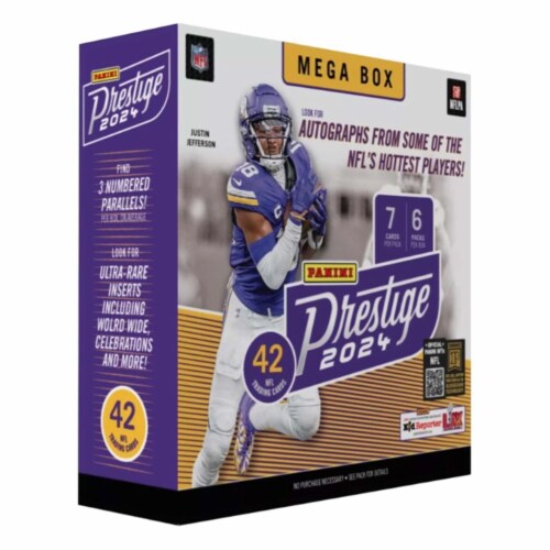 2024 Panini Prestige Football Mega Box (Sports Trading Cards), BOX