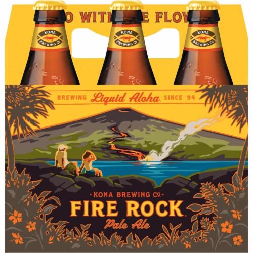 Kona Brewing Co. Fire Rock Pale Ale Perspective: front