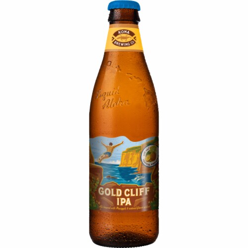 Kona Brewing Co. Gold Cliff IPA Perspective: front