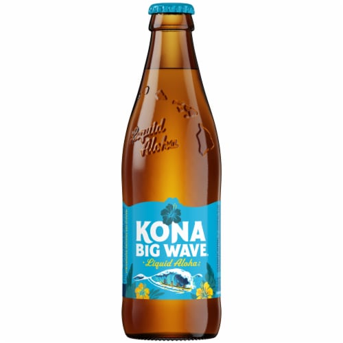 Kona Big Wave Premium Beer Perspective: front