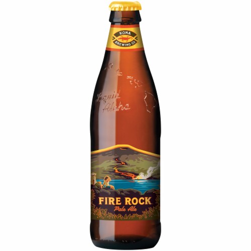 Kona Brewing Co. Fire Rock Pale Ale Beer Perspective: front