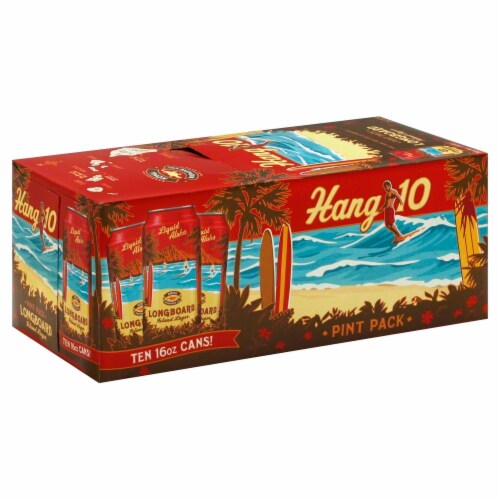 Kona Brewing Co. Longboard Hang 10 Perspective: front