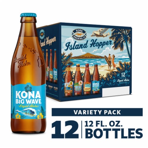 Kona Brewing Co. Island Hopper Beer Variety Pack Perspective: front