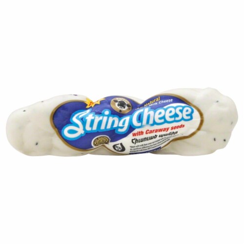 Karoun Braided String Cheese with Caraway Seeds Perspective: front