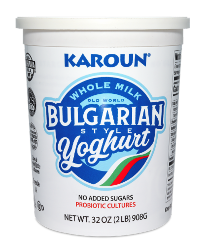 Karoun Bulgarian Whole Milk Yoghurt Perspective: front