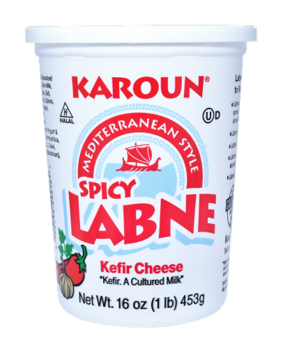 Karoun Mediterranean Spicy Labne Kefir Cheese Perspective: front