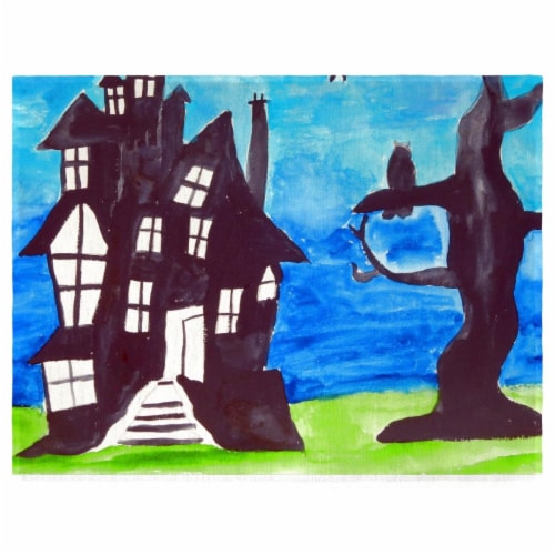 Betsy Drake PM1041 Haunted House Place Mat - Set of 4 Perspective: front