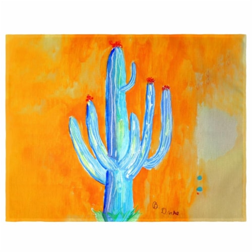Betsy Drake PM1110 Tall Cactus Place Mat - Set of 4 Perspective: front