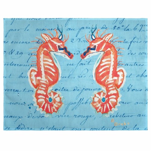 Betsy Drake PM552 Pelican Head Place Mat - Set of 4 Perspective: front