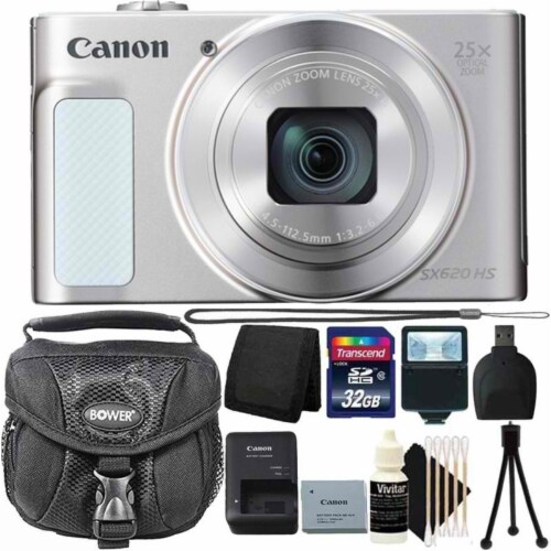 Canon Powershot Sx620 Digital Camera Wifi & Nfc Enabled (silver) W