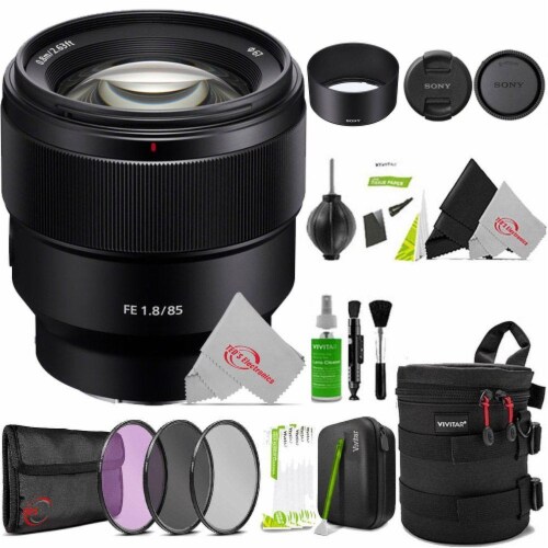 Sony Fe 85mm F/1.8 Sel85f18/2 Lens + Professional Cleaning