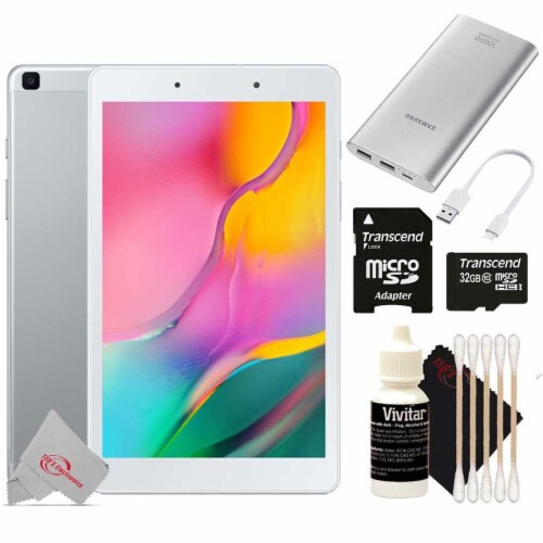 Samsung Inches 32gb Galaxy Tab A 32gb Rom Wifi Silver + Powerbank Accessory Kit, 1 - Ralphs