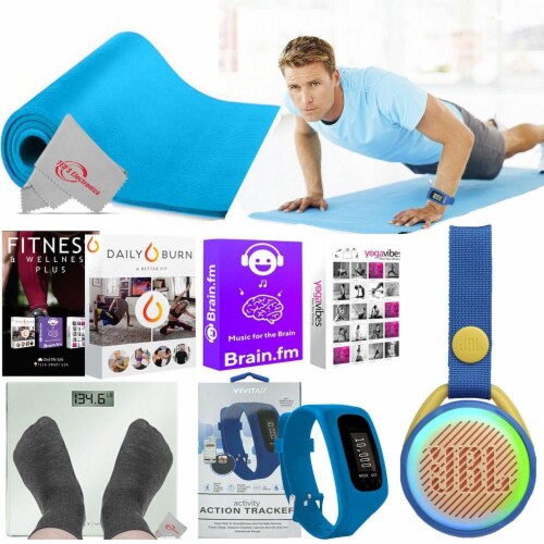 Exercise Fitness Floor Gym Workout Mat Speaker Online Training