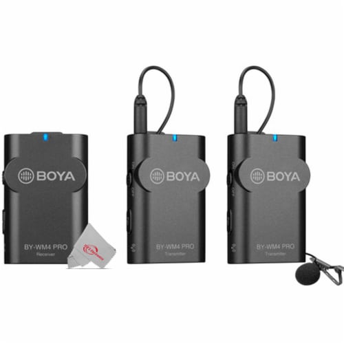 Boya BY-WM4 Pro k2 Dual-Channel Digital Wireless Microphone Perspective: front