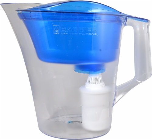 New Wave Enviro Barrier Water Filter Pitcher - Grand Blue Perspective: front