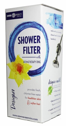 New Wave Enviro  Designer Shower Filter Perspective: front