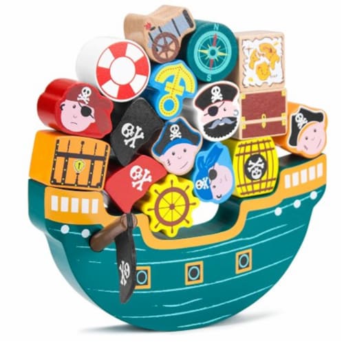 BrybellyHoldings TCDG-003 Blockbeards Balance Boat Playset Perspective: front