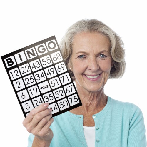 EZ Readers Jumbo Bingo Cards, Pack of 25 Perspective: front