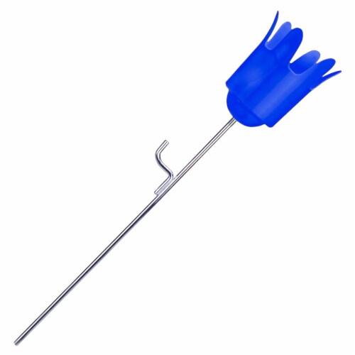 Beach Beverage Holder, Blue Perspective: front