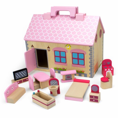 Take-Along Country Cottage Dollhouse Perspective: front