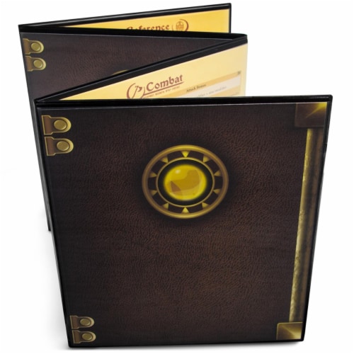 Brybelly Holdings GRPG-002 The Masters Tome Customizable DM Screen, Black Perspective: front