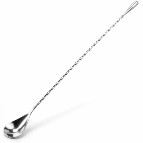 Brybelly BMIX-101 12 in. Twisted Mediumixing Spoon Perspective: front