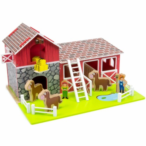 Brybelly TSTR-005 Saddle Up Barn and Stable Perspective: front