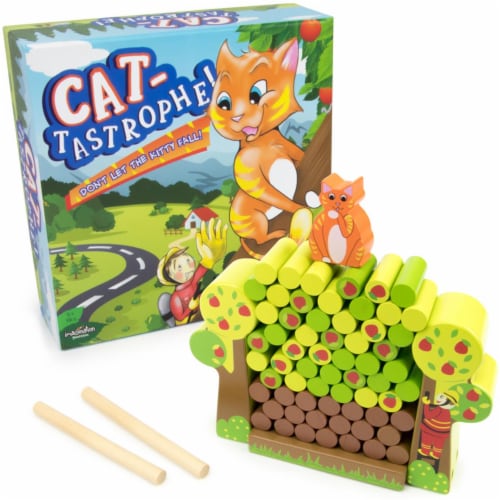 Brybelly TCDG-063 Cat-tastrophe Childrens Dexterity Game Perspective: front