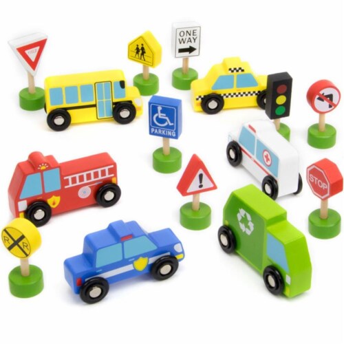 Brybelly TVEH-605 Busy City Vehicles & Signs Perspective: front