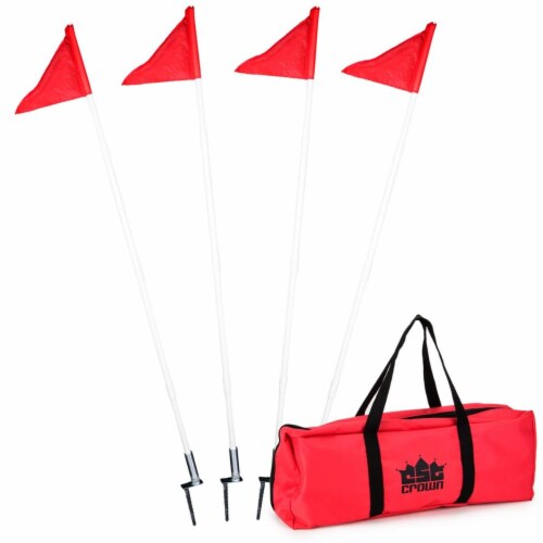 Brybelly SSCR-601 Soccer Corner Flags, pack of 4 Perspective: front