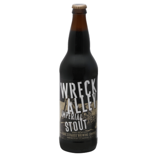 Karl Strauss Brewing Company Wreck Alley Imperial Stout Perspective: front