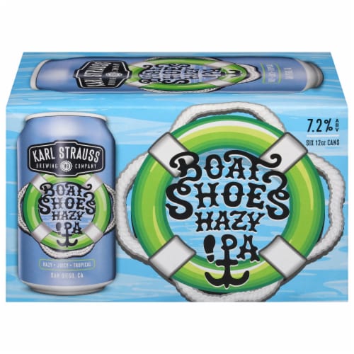 Karl Strauss Brewing Company Boat Shoes IPA Craft Beer Perspective: front