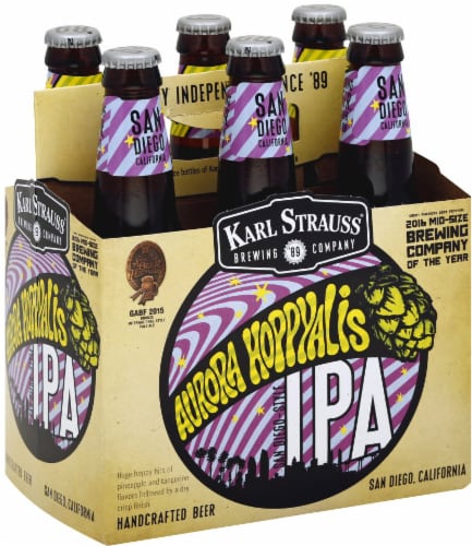 Karl Strauss Aurora Hoppyails IPA Perspective: front